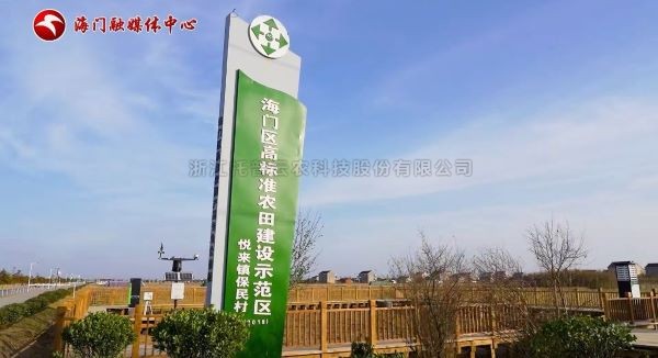 江蘇海門高標準農田樣板區，智慧化監管守護千畝良田